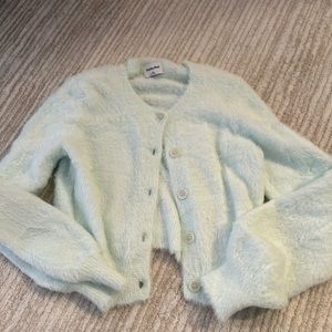 Aritzia Sunday Best Carmen cardigan snowmelt blue